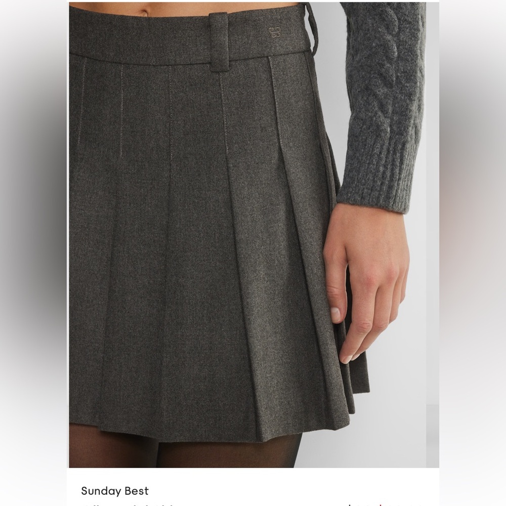 Sunday Best Olive Mini Skirt